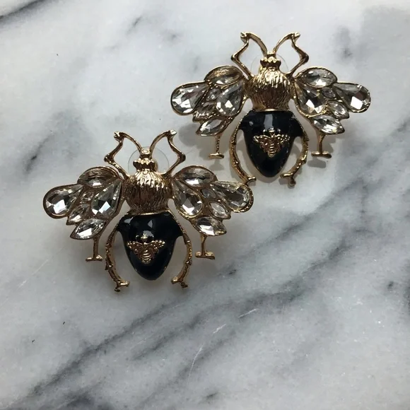 Bee Earrings - Picture 1 of 2